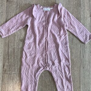 Zara Pink Eyelet Knit One-Piece